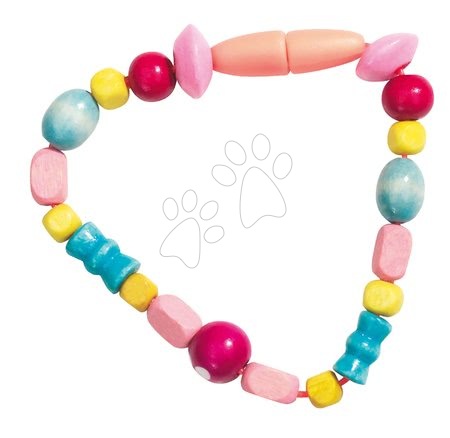Kézimunka és alkotás - Fa gyöngyfűző készlet Wooden Bead Eichhorn - 9