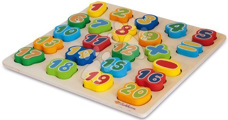Lesene poučne igre - Lesene številke in znaki Numbers Eichhorn  - 5