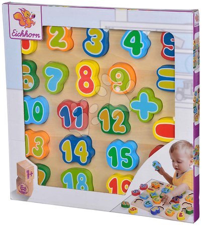 Lesene poučne igre - Lesene številke in znaki Numbers Eichhorn  - 8