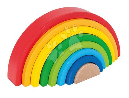 Lernspiele aus Holz - Holzpuzzle Regenbogen Rainbow Eichhorn