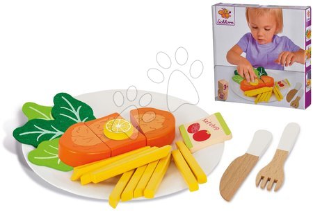 Lesene kuhinje - Leseni zrezek na krožniku Schnitzelset Eichhorn  - 3