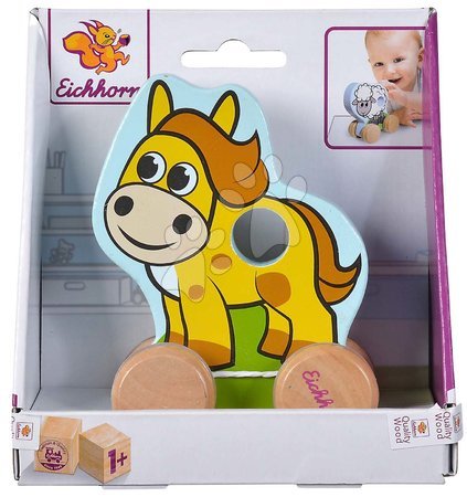 Juguetes educativos de madera - Juguete de madera con ruedas Push along Animals Eichhorn - 10