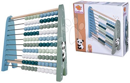 Dřevěné naučné hry - Dřevěné počítadlo panda Abacus Eichhorn - 1