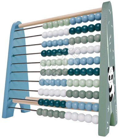 Drevené náučné hry - Drevené počítadlo panda Abacus Eichhorn 