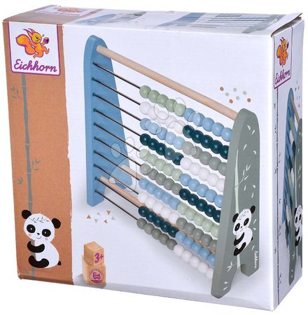 Dřevěné naučné hry - Dřevěné počítadlo panda Abacus Eichhorn - 7