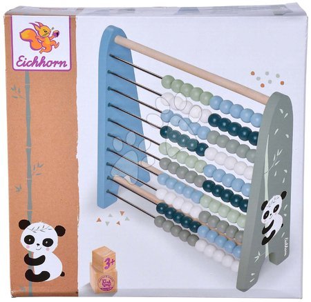 Dřevěné naučné hry - Dřevěné počítadlo panda Abacus Eichhorn - 8