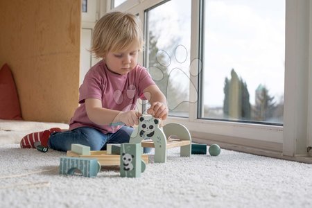  Készségfejlesztő fajátékok - Fa kalapálós játék Hammering Bench Eichhorn _1