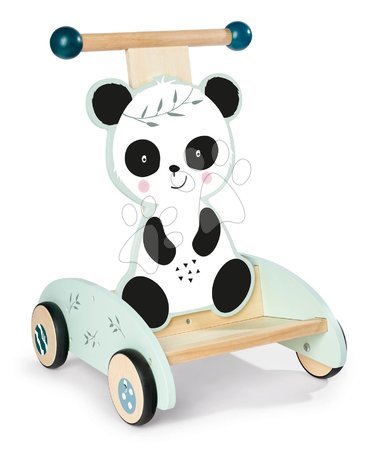 Igrače za najmlajše - Leseni sprehajalček Panda Activity Walker Eichhorn