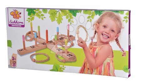 Juegos deportivos para los más pequeños - Círculos de madera para lanzar Quoits Outdoor Eichhorn - 6