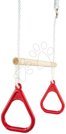 Dětské houpačky - Dřevěná hrazda a kruhy na cvičení Outdoor Gym Set 2in1 Eichhorn