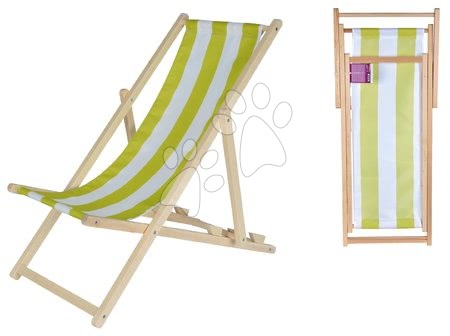 Kinderholzmöbel - Holzliege für Kinder Outdoor Kids Sunchair Eichhorn