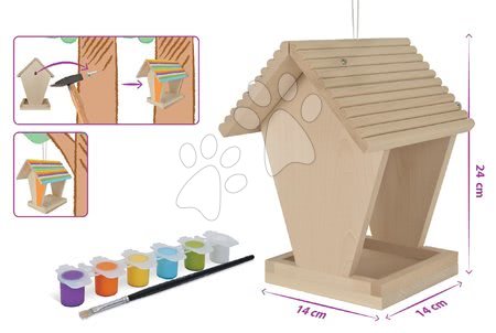 Handwerke und Kreation - Futterhäuschen für Vögel aus Holz Outdoor Feeding House Eichhorn _1