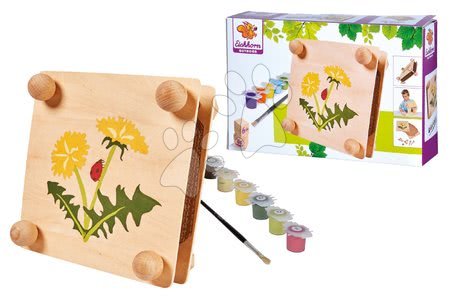 Dřevěné hračky - Dřevěný lis na květiny Herbal Outdoor Leaf Press Eichhorn