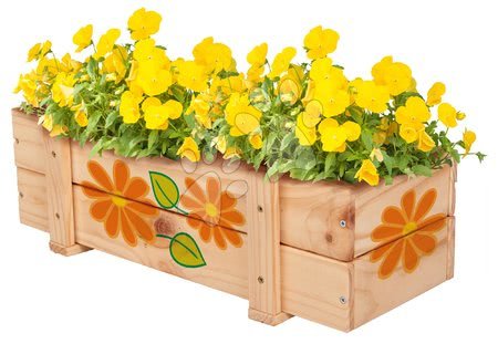 Lesene igrače - Leseno cvetlično korito Outdoor Flower Plant Eichhorn - 1