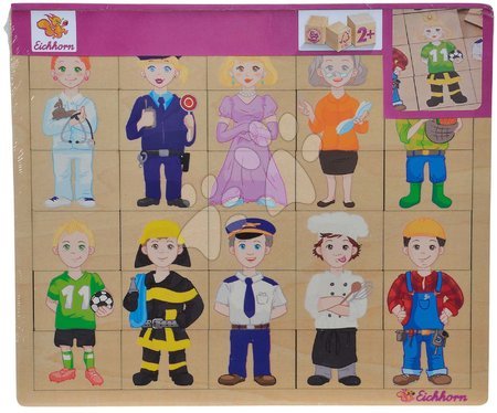 Jocuri educative din lemn - Puzzle din lemn locuri de muncă Lift Out Puzzle Eichhorn 