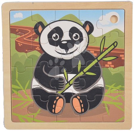 Dřevěné naučné hry - Dřevěné puzzle zvířátka Generic Puzzle new Inlay puzzle DP Eichhorn