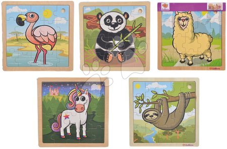 Jocuri educative din lemn - Puzzle din lemn animăluțe Generic Puzzle new Inlay puzzle DP Eichhorn 