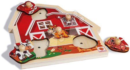 Drvene didaktičke igračke - Drvene puzzle farma Puzzle with Sound Eichhorn  - 2