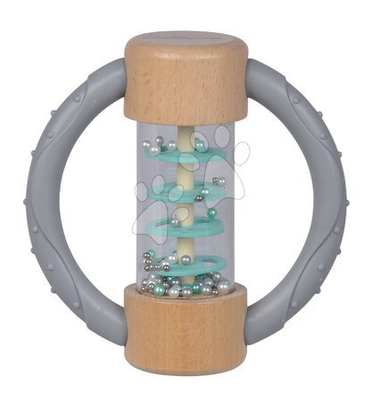 Hrkálky a hryzátka - Drevená hrkálka Baby Pure Rattle Ring Eichhorn