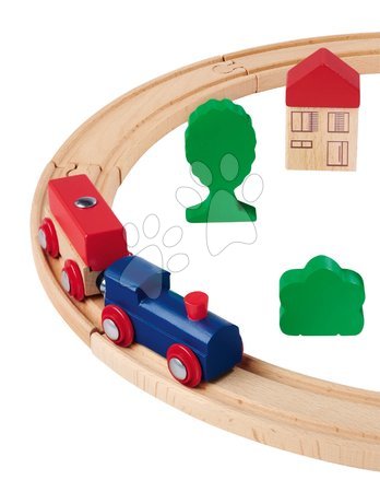 Drewniane zabawki  - Drewniana kolejka szynowa Circular Train Eichhorn_1