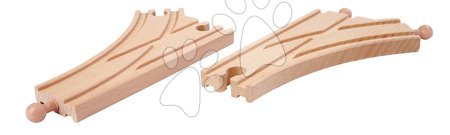 Dřevěné vláčky a vláčkodráhy - Náhradní díly k vláčkodráze Switching Tracks Train Eichhorn_1