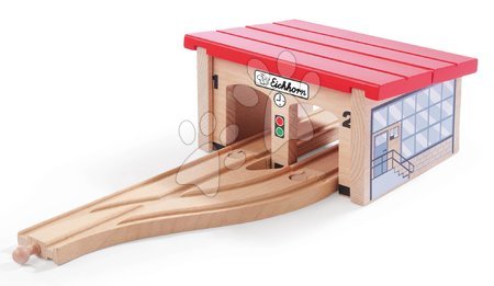 Dřevěné vláčky a vláčkodráhy - Náhradní díly k vláčkodráze Train Engine Shed Eichhorn