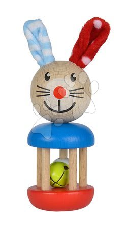 Bébijátékok - Fa csörgő Rabbit Rattle Baby Eichhorn