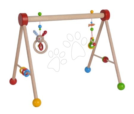Hrazdičky a hrací deky - Dřevěná hrazda Baby Gym Eichhorn - 5