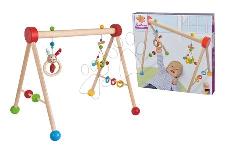 Hrazdičky a hrací deky - Dřevěná hrazda Baby Gym Eichhorn - 7