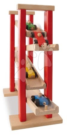 Dřevěné hračky - Dřevěná kuličková autodráha Race Track Eichhorn_1