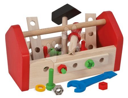 Fa gyerekjátékok - Fa szerszámok Tool Box Eichhorn