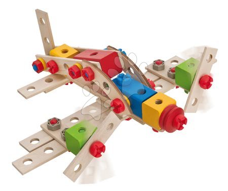Dřevěné stavebnice Eichhorn - Dřevěná stavebnice lokomotiva Constructor Big Loc Eichhorn - 4