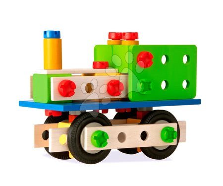 Dřevěné stavebnice Eichhorn - Dřevěná stavebnice lokomotiva Constructor Big Loc Eichhorn - 8