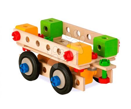 Dřevěné stavebnice Eichhorn - Dřevěná stavebnice lokomotiva Constructor Big Loc Eichhorn - 10