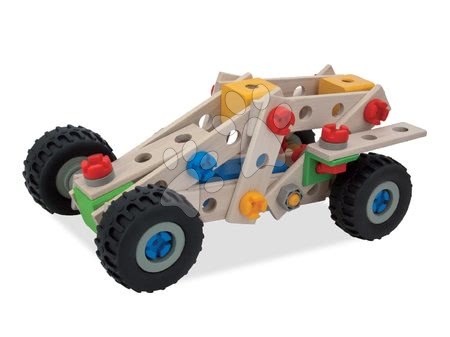 Drewniane układanki Eichhorn - Drewniana konstrukcja czterokołowca Constructor Quad Eichhorn - 4