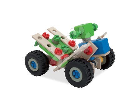 Drewniane układanki Eichhorn - Drewniana konstrukcja czterokołowca Constructor Quad Eichhorn - 6