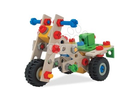 Drewniane układanki Eichhorn - Drewniana konstrukcja czterokołowca Constructor Quad Eichhorn - 7