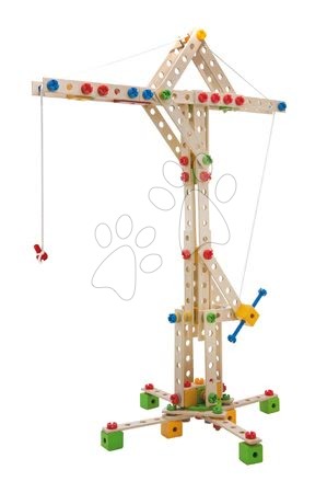 Fa építőjátékok Eichhorn - Fa építőjáték szélmalom Constructor Windmill Eichhorn - 8