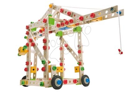 Fa építőjátékok Eichhorn - Fa építőjáték szélmalom Constructor Windmill Eichhorn - 9