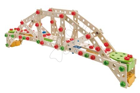 Fa építőjátékok Eichhorn - Fa építőjáték szélmalom Constructor Windmill Eichhorn - 10