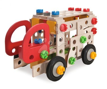 Juegos de construcción de madera Eichhorn - Constructor Fire Truck Eichhorn de madera - 3