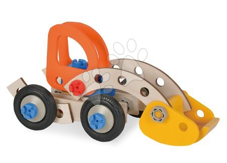 Juegos de construcción de madera Eichhorn - Constructor de juguete de madera Eichhorn Excavator Bager - 3