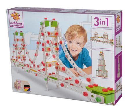 Jocuri de construit din lemn Eichhorn - Joc de construit din lemn pod Constructor Golden Gate Eichhorn - 6
