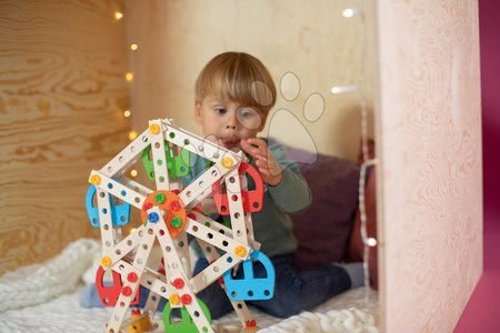 Drewniane układanki Eichhorn - Drewniana konstrukcja lunaparku Constructor Big Wheel Eichhorn - 10