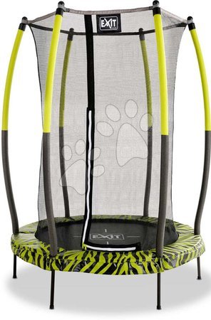 Zabawki i gry do ogrodu | Strona 25 - Trampolina z siatką ochronną Tiggy Junior trampoline Exit Toys