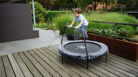 Trampoline für Kinder - EXIT Tiggy junior Trampolin mit Bügel ø140cm - schwarz/grau_1