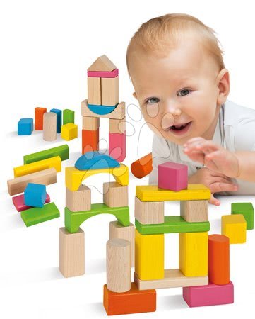 Holzwürfel - Holzwürfel Nature and Coloured Wooden Blocks Eichhorn_1