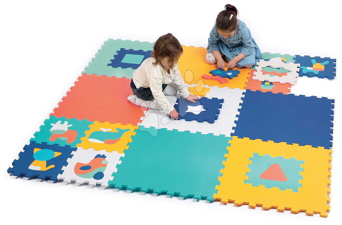 Podlahové puzzle pro miminka - Pěnové puzzle Jumbo XXL Foam Mat Ludi - 4