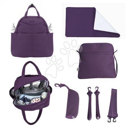 toTs - Pelenkázótáska Infinity 5in1 toTs-smarTrike belső táskával és termikus cumisüvegtartóval lila