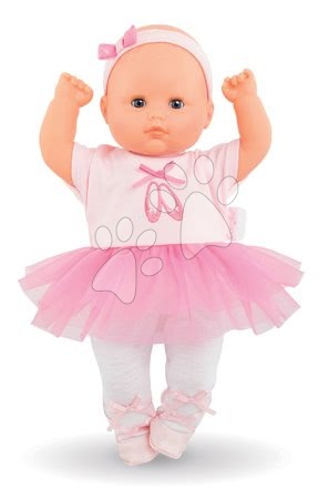 Igrače dojenčki od 18. meseca - Dojenček Bébé Calin Maeva Ballerina Corolle z modrimi mežikajočimi očkami in pegicami 30 cm od 18 mes_1